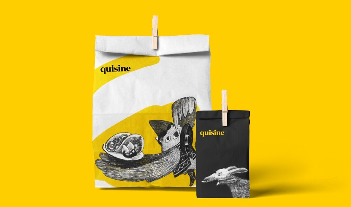 Logo Design for Quisine – A Global Food Delivery Service