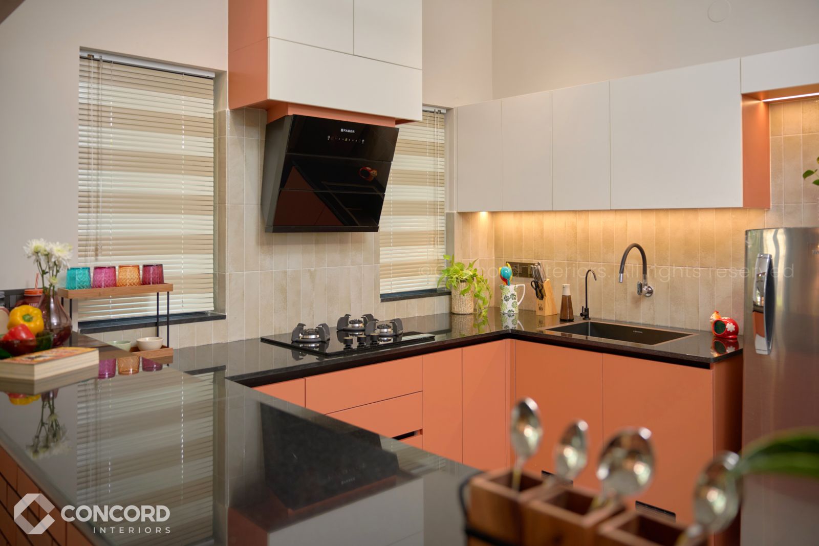 Gourmet Kitchenette and Living Area